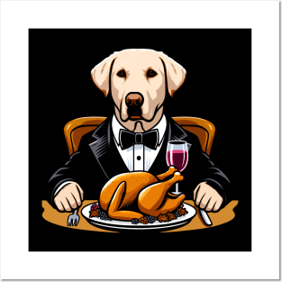 Labrador Retriever Thanksgiving Posters and Art